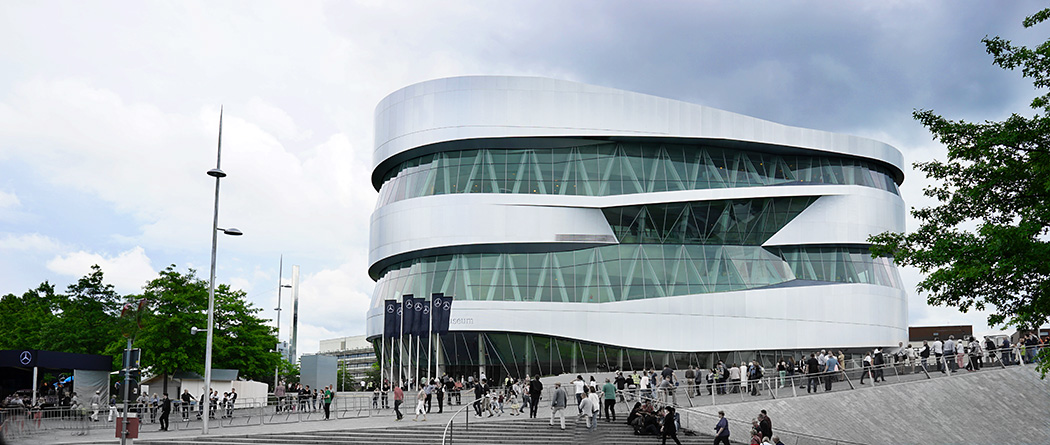 10 ans de musée Mercedes-Benz à Stuttgart