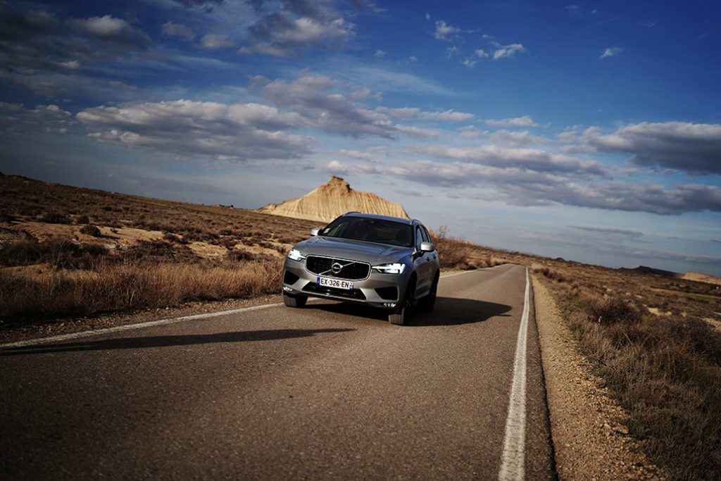 Le Volvo XC60 : premier rôle dans le désert des Bardenas